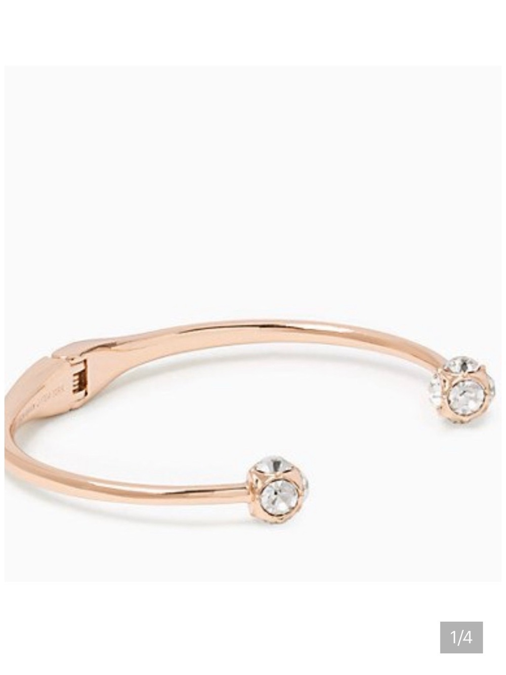 NWT~KATE SPADE~ "Lady Marmalade" Bracelet, Rose Gold/Clear Orbs